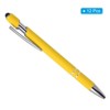 Unique Bargains Metal Black Ink Medium Point 2 in 1 Ballpoint Pen with Screen Touching Tip Style 1 12 Pcs - 3 of 4