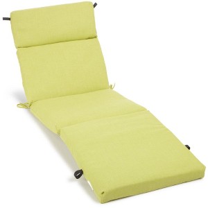 Blazing Needles, 72-inch by 24-inch Solid Polyester Outdoor Chaise Lounge Cushion - 1 of 1