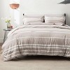 Hub Styler Twin White Stripe Bedding Set - 3 of 4