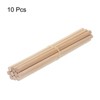 Unique Bargains Arts Crafts Garden Christmas Decoration Round Natural Wood Sticks 10 Pcs - 3 of 4