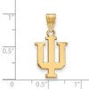 Black Bow Jewelry 10k Yellow Gold Indiana Hoosiers NCAA Medium Pendant - 2 of 3