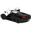 KiNSMART Lamborghini Murcielago LP640 1:36 Scale 5" Die Cast Model Super Sports Car Toy (Black Police) - 2 of 4