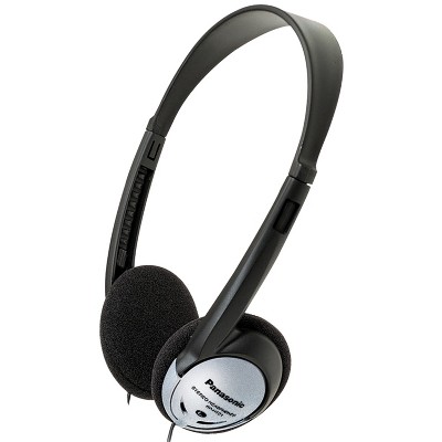 Panasonic® Lightweight On-Ear Headphones with XBS® for Deep Bass, RP-HT21 in Black
