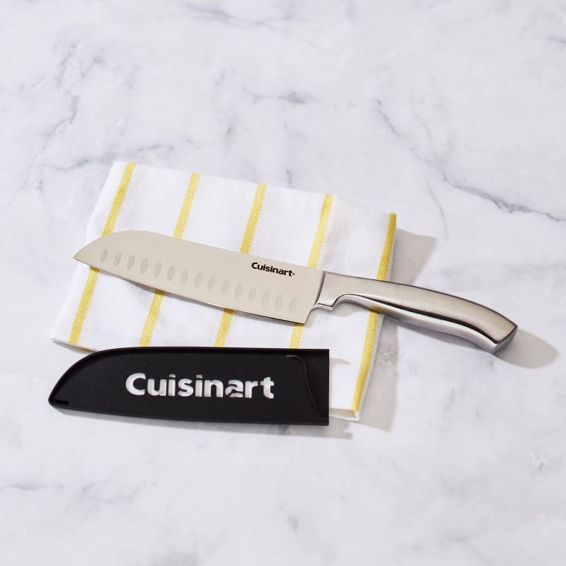 Cuisinart Classic 7&#34; Stainless Steel Santoku Knife with Blade Guard - C77SS-7SAN2, 4 of 6