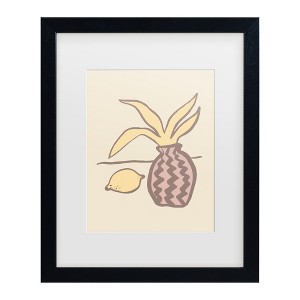 Trademark Fine Art - Pictufy Studio  Limon Matted Framed Art - 1 of 4