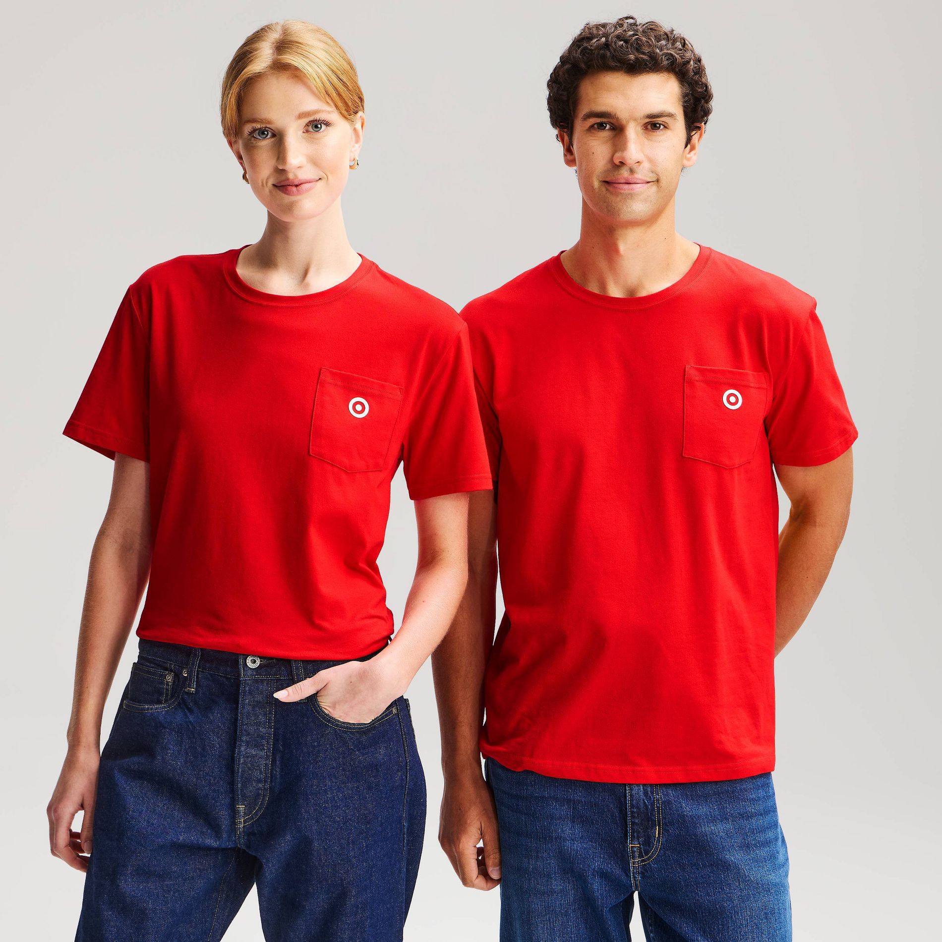 Adult Collection186 Short Sleeve Logo T-Shirt - Target Branded Red M