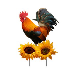 Briarwood Lane Summer Metal Art 28x16 Fancy Rooster For Summer Metal Art - 1 of 3