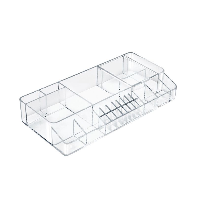 Azar Displays Clear Acrylic Small Clear Cosmetic Organizer for Counter, 3 of 6