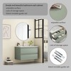 GDFStudio Wrens 32" Modern Wall-Mounted Bathroom Vanity with Ceramic Sink - 4 of 4