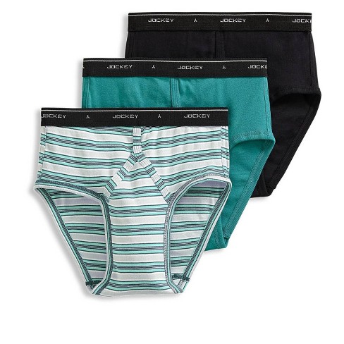 Life by Jockey 5-Pack Men's 100% Cotton Low Rise Brief Underwear