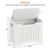 Jojoka Storage Chest, Storage Bench with Safety Hinge, Wood Large Toy Box, Storage Trunk for Entryway, Living Room, Bedroom, Playroom - 2 of 4