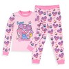 Sesame Street Toddler Girls' Abby Cadabby Extra Sweet Long Sleeve Pajama Set Pink - 2 of 4