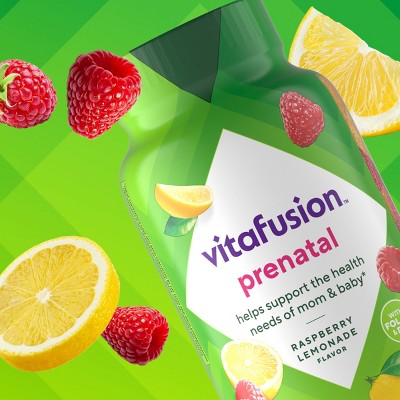 Vitafusion PreNatal Multivitamin Dietary Supplement Gummies - Lemon & Raspberry Lemonade - 90ct, 2 of 11