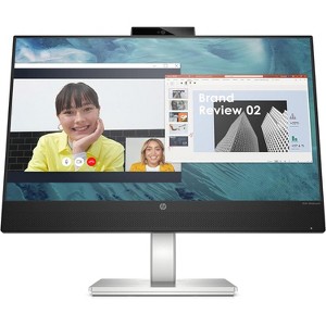 HP M24 Webcam Monitor 1080p IPS 75Hz 23.8 Inch Computer-Screen 5MP-Camera2 Mics Speakers VESA Mountable - Manufacturer Refurbished - 1 of 4