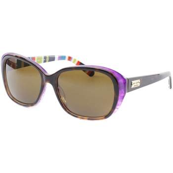 Kate Spade  X72P Womens Rectangle Polarized Sunglasses Tortoise 54mm