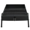 Gibson Home Delwin Carbon Steel Barrel BBQ in Black with Burgundy Wood Handle - 3 of 4