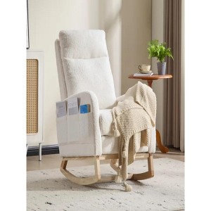 35.43"Modern Accent Rocking Chair Rocking Chair - 1 of 4