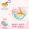 Joyfy 12/30 Packs Valentine’s Day Gift Card with Pop Keychain, Stress Relief Fidget Toys for Kids Valentine's Party Favors and Classroom Exchange Gift - 4 of 4