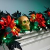 6' Prelit LED Boo-tiful Halloween Garland Green Lights - National Tree Company - 2 of 4