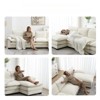 FONTOI Sofas, Reversible Sofa Couch with Side Storage Pockets, L-shaped Sofa with Double Seat Cushions, for Living Room Office, White, 118"*33"*55" - 4 of 4
