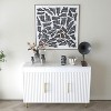 Modern 3-Door Sideboard Cabinet, 55" Buffet with Storage, Console Table for Dining Room, Entryway, Living Room, Golden Metal Handles - 4 of 4