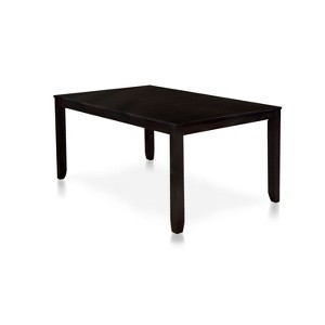 Sun & Pine Emery Transitional Dining Table - Espresso, Brown