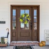 Northlight Allium and Thistle Spring Wreath - 22" - Yellow/Purple - 2 of 4