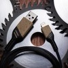BasAcc Viper Series MFi Lightning Cable, 3.3FT Sand - 2 of 4