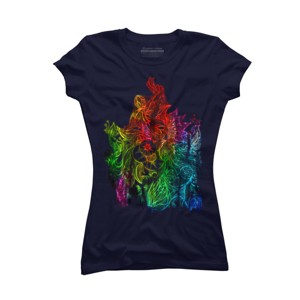 Adult Design By Humans Zen Botanical Rainbow Pride By EdgeWaresT-Shirt - 1 of 2