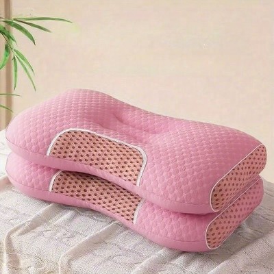Aghana Digitals 2pack Butterfly-Shaped 3D Knitted Cotton Massage Pillow with Slow-Rebound Memory