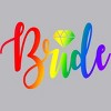Adult Design By Humans Bride Pride Rainbow Wedding By Anhanva Tank Top - 2 of 2