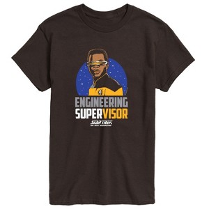 Men's - Star Trek - Engineering Super Visor Short Sleeve Graphic T-Shirt - 1 of 4