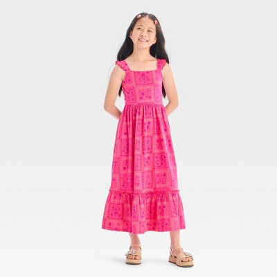 Girls' Sleeveless Spring Knit Maxi Dress - Cat & Jack™