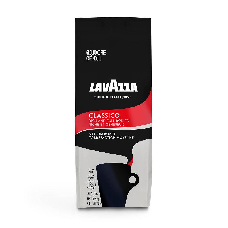 Lavazza Classico Medium Roast Ground Coffee - 12oz, 1 of 8