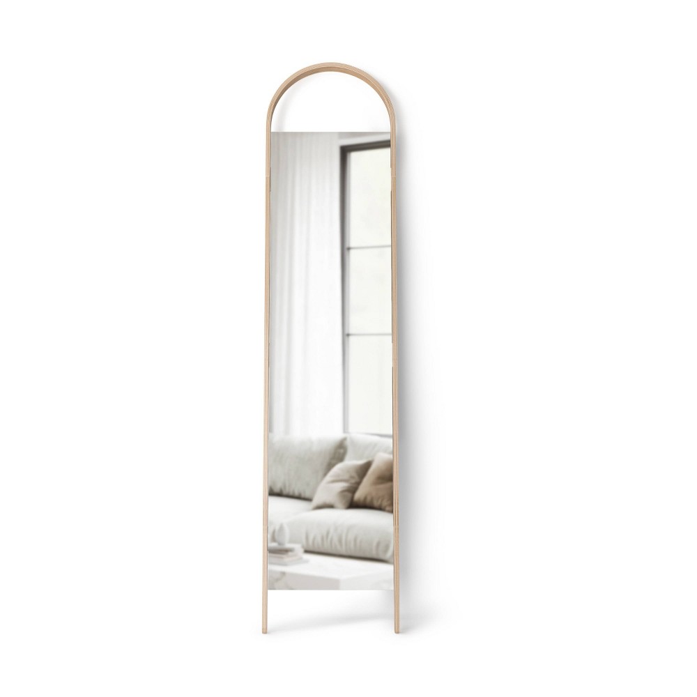 Photos - Wall Mirror Umbra Bellwood Leaning Mirror Natural  