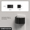 YANSUN 0.5W Plug-in Photocell Night Light Half Moon Wall Lamp Warm ...