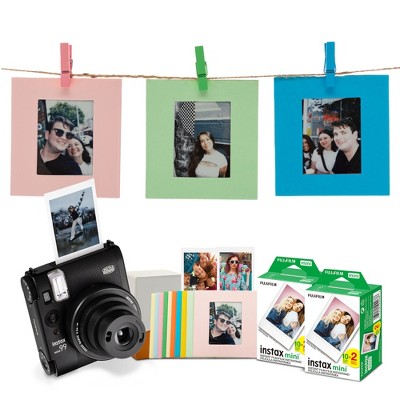 Fujifilm Instax Mini 99 Camera, Black with  20 pack film (2 boxes) and Accessories Kit