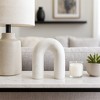 Modern Arch Decorative Object - Solid Marble Accent Piece for Home & Office - Minimalist Shelf, Desk, or Tabletop Decor - 2 of 4