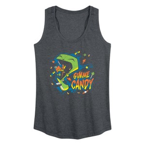 Women's - Invader Zim - Gimme Candy Gir -Women's Racerback Graphic Tank Top Graphic Racerback Tank - 1 of 4