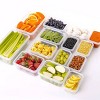 Fullstar 28pc Food Storage Container Set: Locking & Leakproof Lids, Stackable, Dishwasher-Safe, Clear Polypropylene - 2 of 4