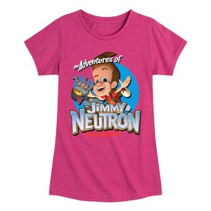 Girls' - Jimmy Neutron - Gotta Blast Fitted Short Sleeve Graphic T-Shirt - 1 of 4