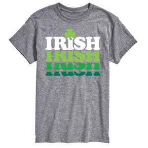 Men's - Instant Message - Irish Retro Repeat Short Sleeve Graphic T-Shirt - 1 of 4