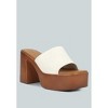 Slip On Block Heel Women Sandals - 2 of 4