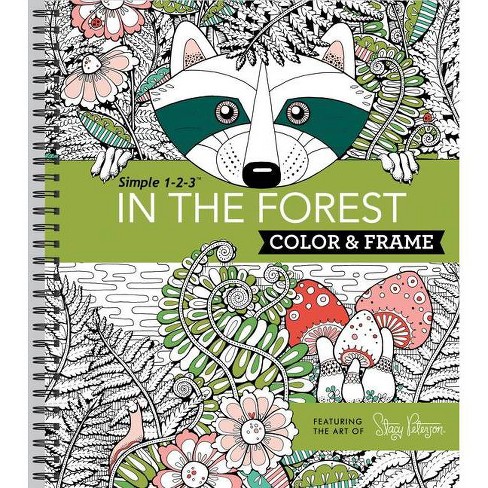 Color & Frame Adult Coloring Book Country Gardens 