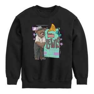 Boys' - HYBRID APPAREL - Lewis Poster Graphic Long Sleeve Fleece Sweatshirt - 1 of 4