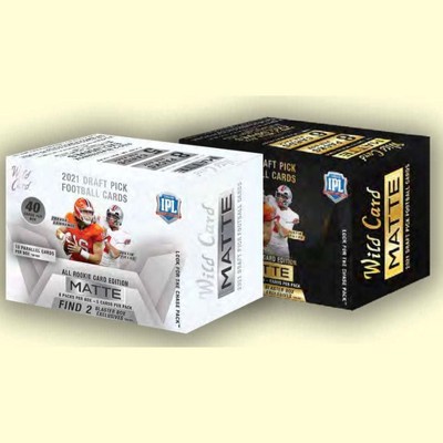 Wild Card 2021 Wild Draft Picks Football Matte Trading Cards Blaster Box