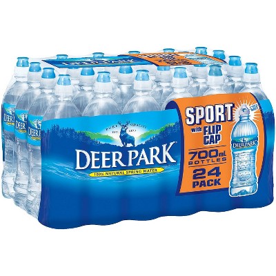 Deer Park Natural Spring Water (700 Ml Bottle Unflavored 23.1 Fl Oz (Pack of 48)