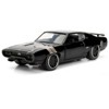 Dom's Plymouth GTX Black with Silver Stripes Fast & Furious F8 "The Fate of the Furious" Movie 1/32 Diecast Model Car by Jada - 2 of 3