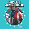 Girl's Captain America: Brave New World Animated Cap Portrait T-Shirt - 2 of 4