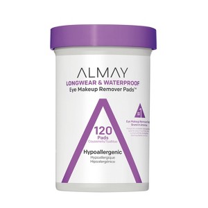 Almay Longwear & Waterproof Eye Makeup Remover Pads - 1 of 4